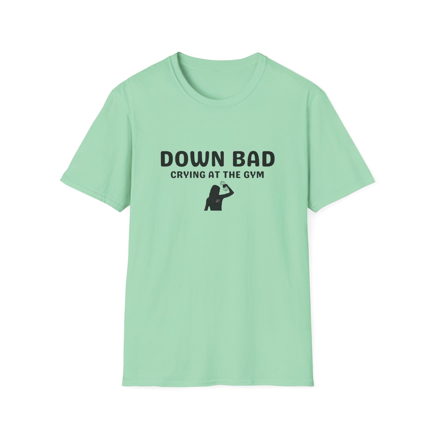 Down Bad Crying at the Gym, TS Lyrics, Tee