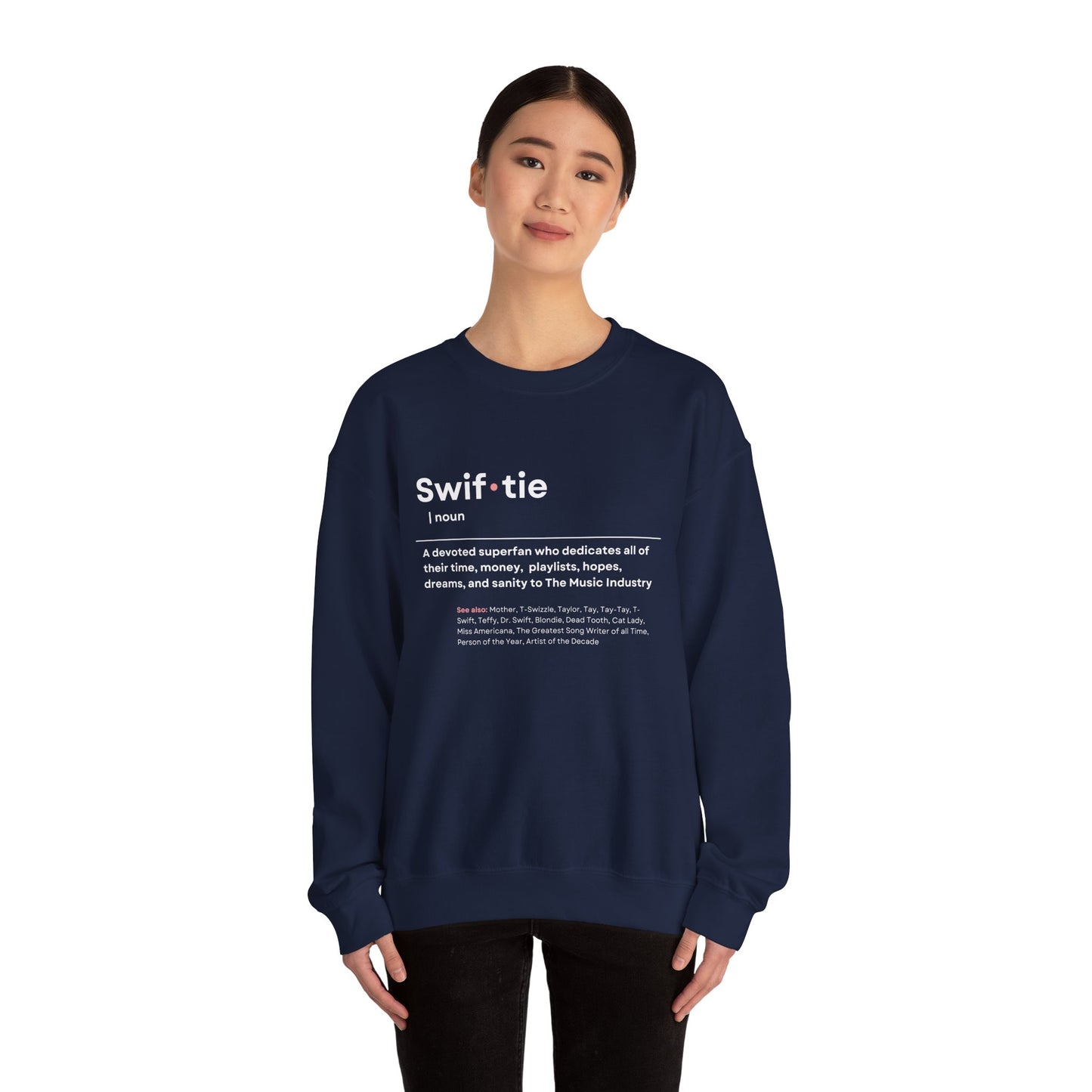 "Swif-tie" Definition, Sweatshirt