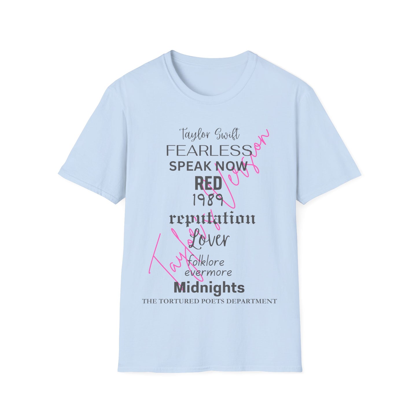 Taylor Swift Album List (Taylor's Version), Tee