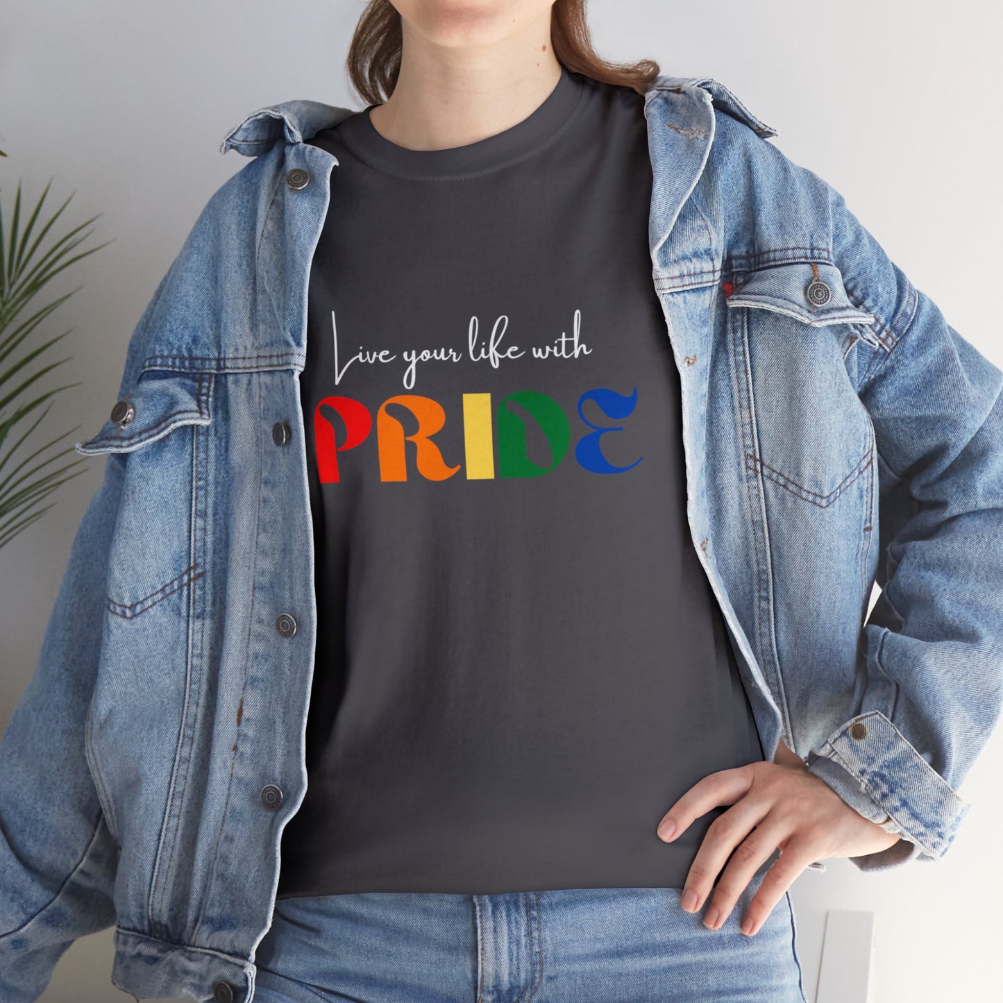 "Live your life with pride", Tee