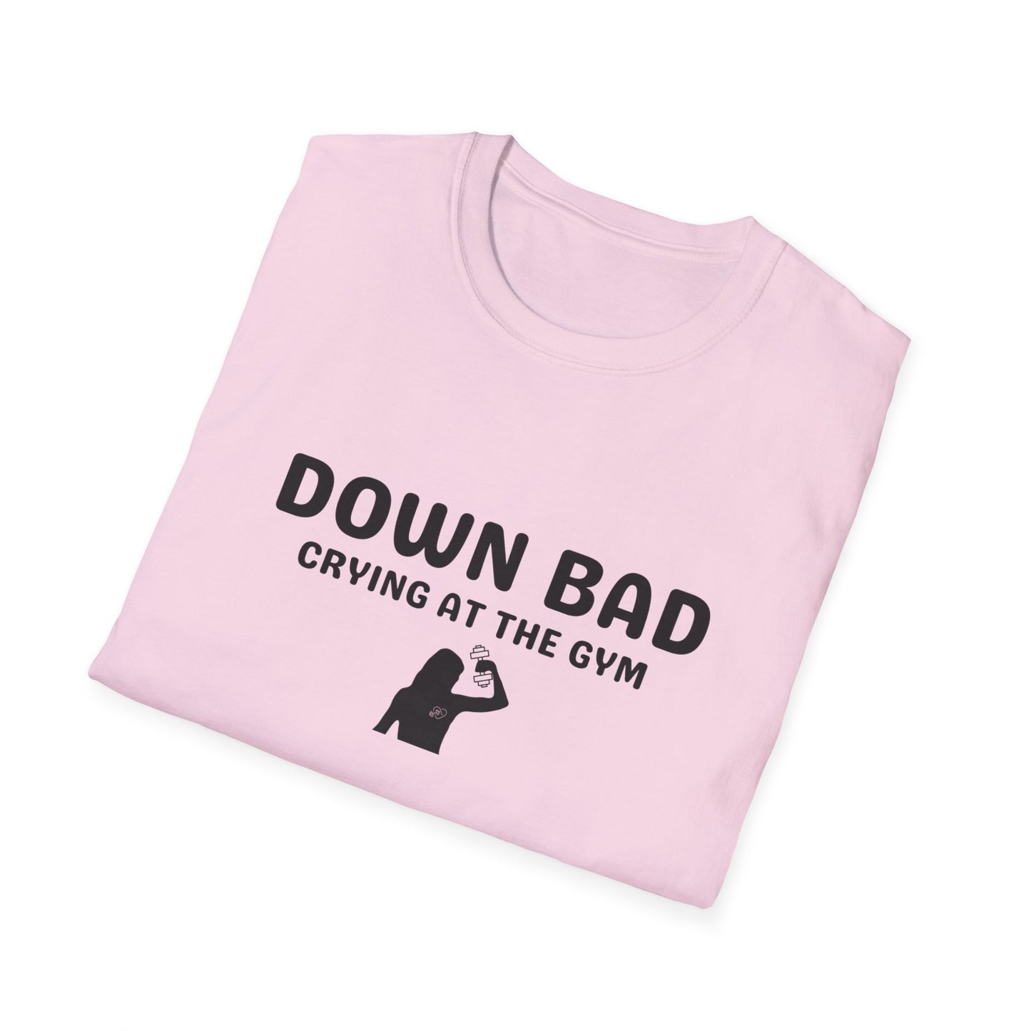 Down Bad Crying at the Gym, TS Lyrics, Tee