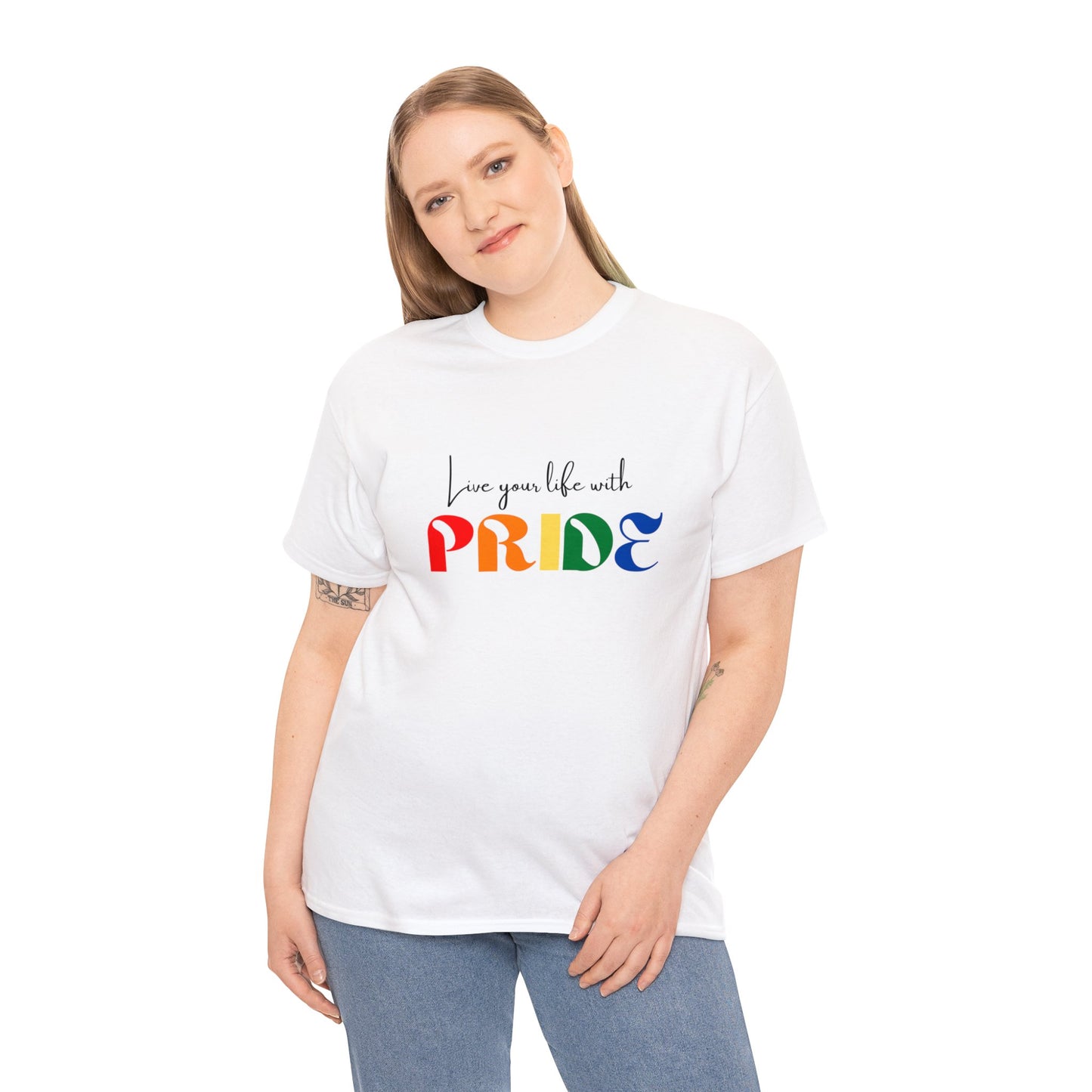 "Live your life with pride", Tee