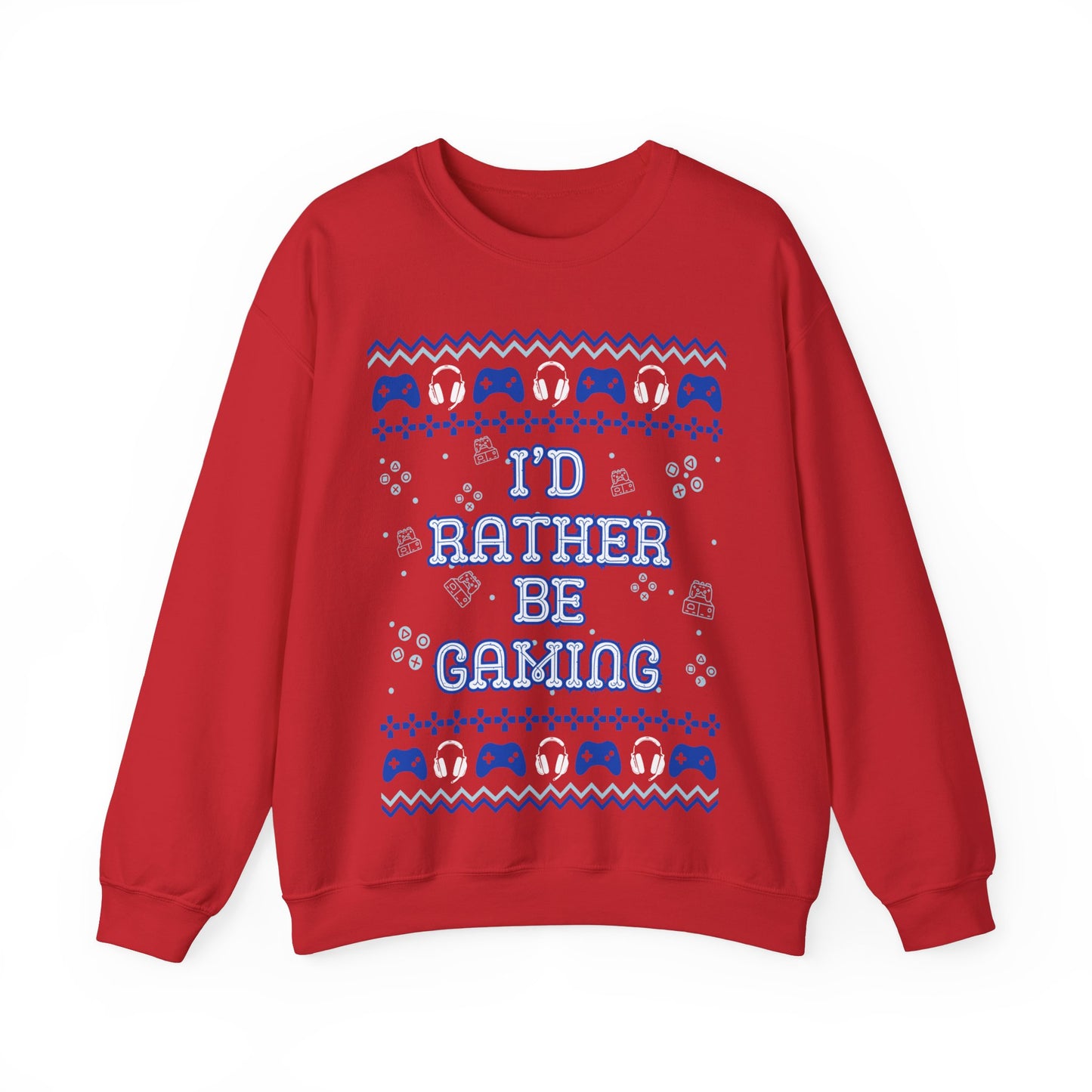 I'd Rather Be Gaming, Christmas Sweatshirt