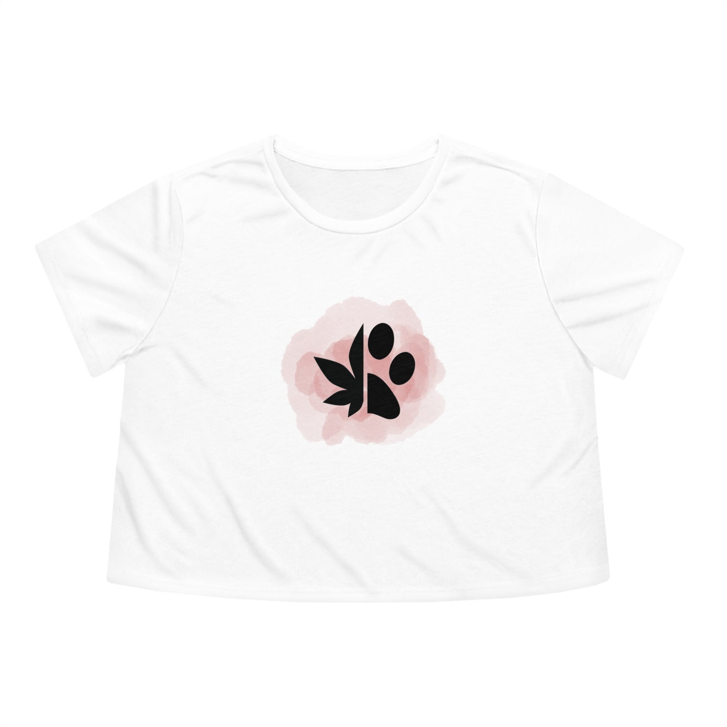 Dope Dogs Red Smoke Cropped Tee