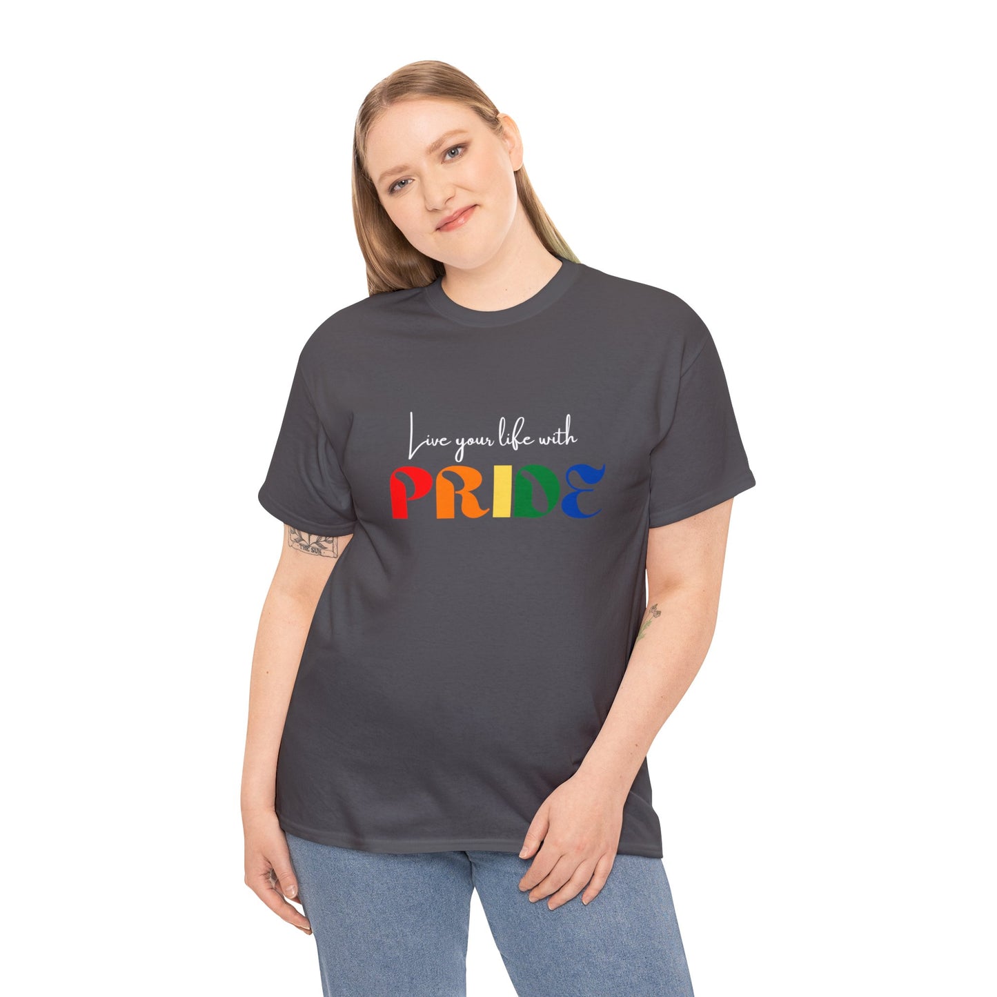 "Live your life with pride", Tee