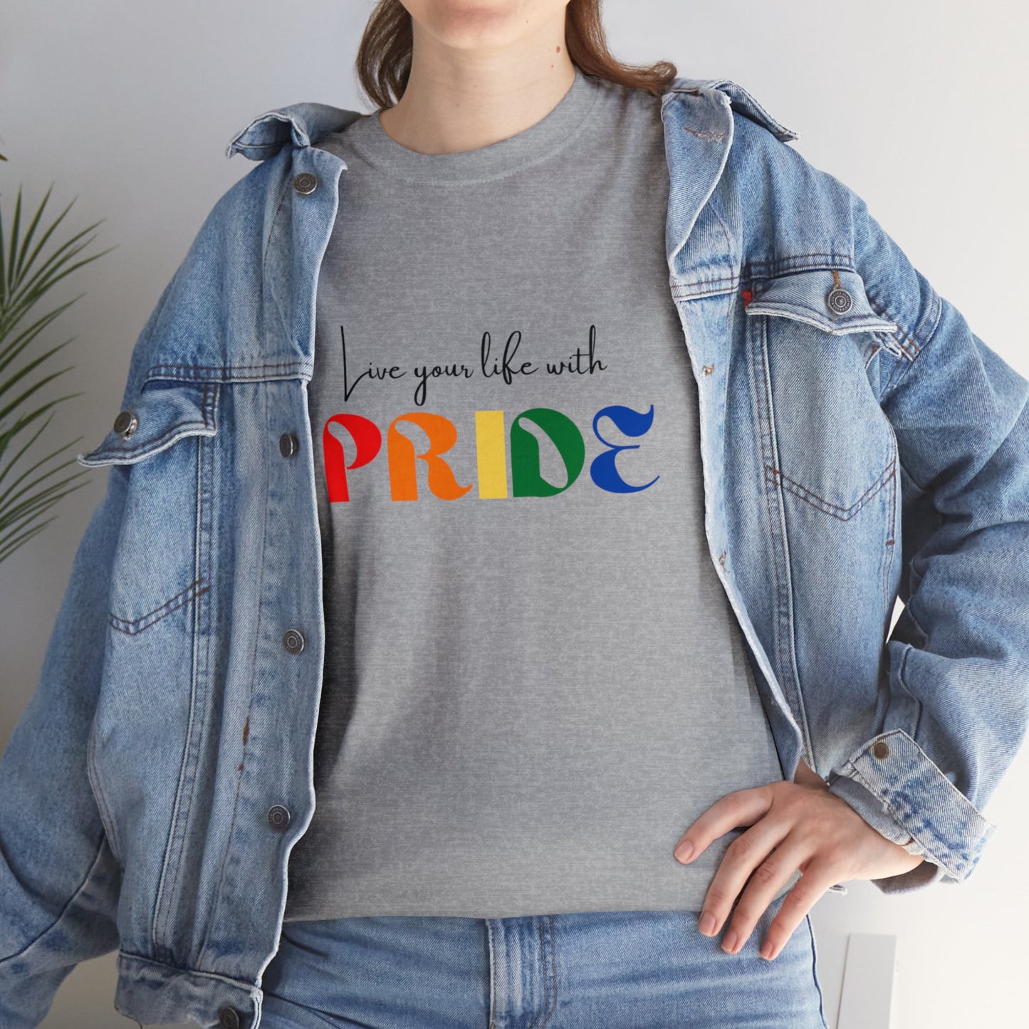 "Live your life with pride", Tee