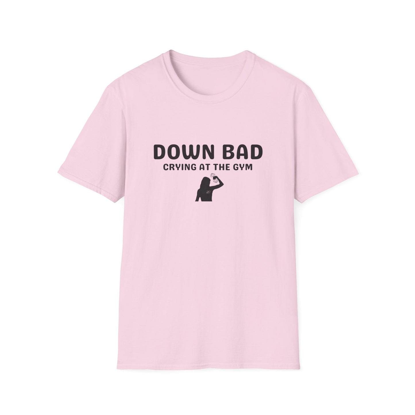 Down Bad Crying at the Gym, TS Lyrics, Tee