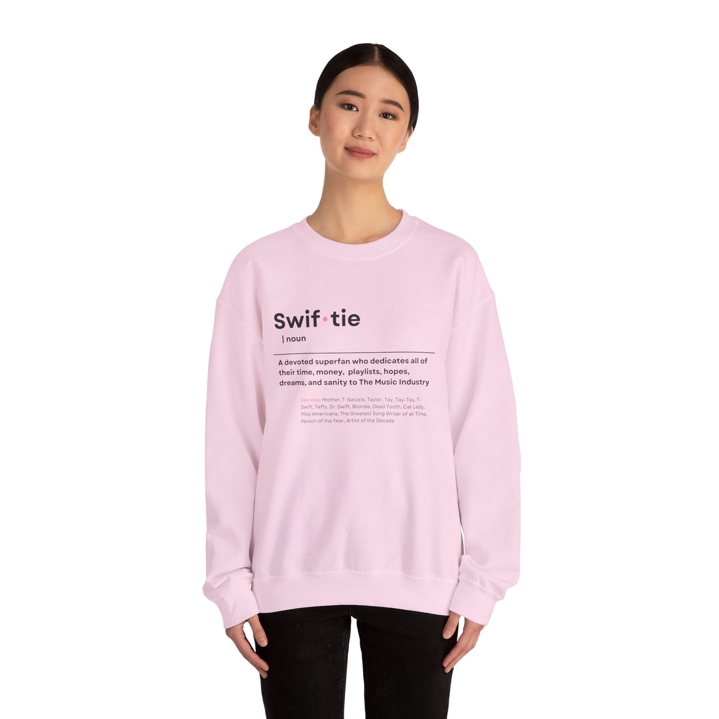 "Swif-tie" Definition, Sweatshirt