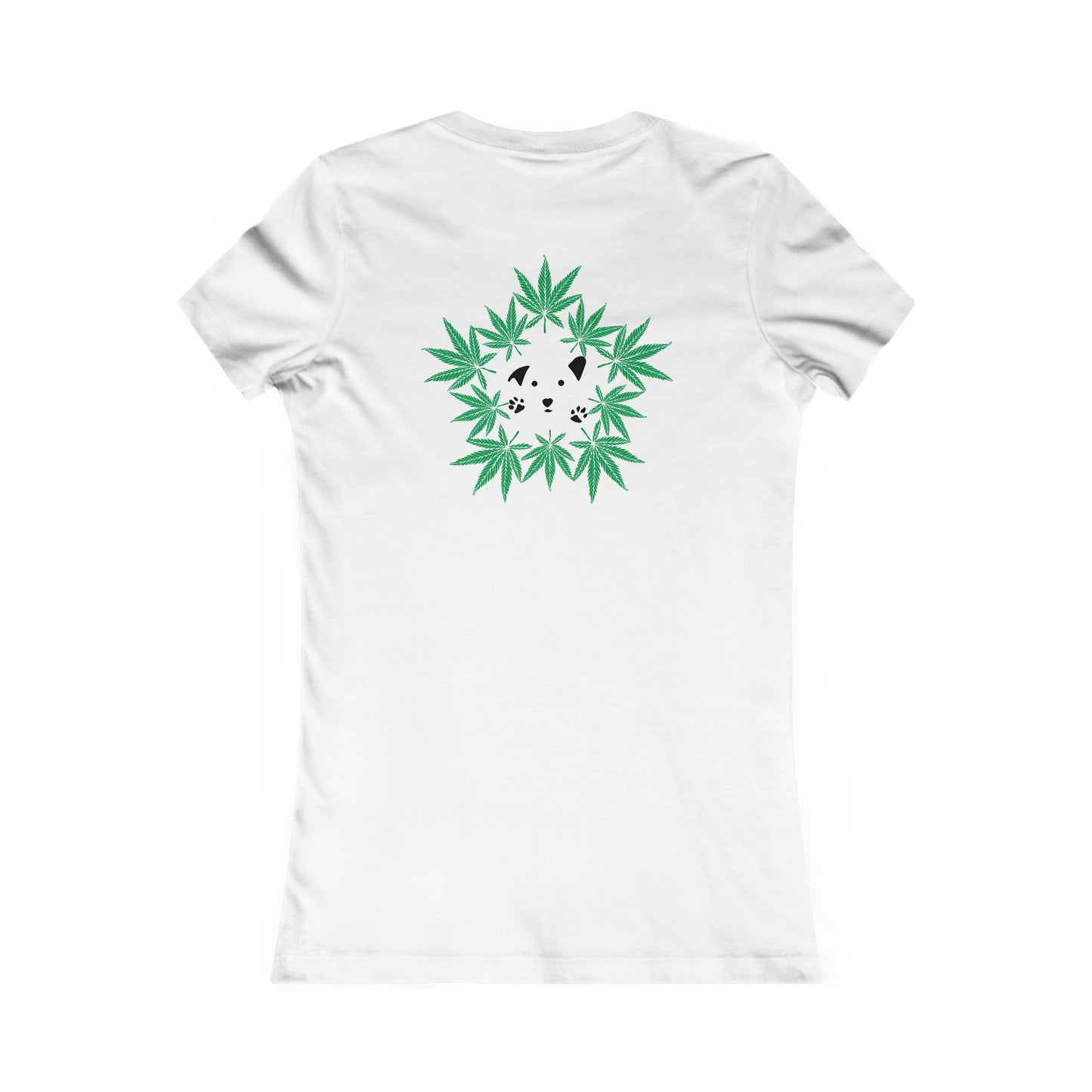 Dope Dogs Green Smoke Femme Tee