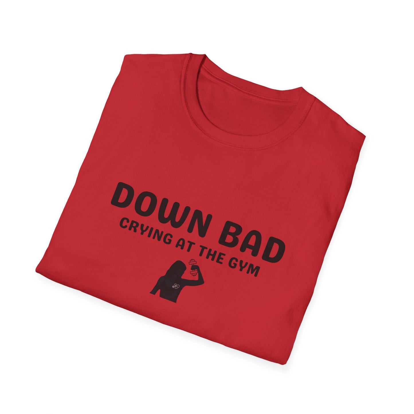 Down Bad Crying at the Gym, TS Lyrics, Tee