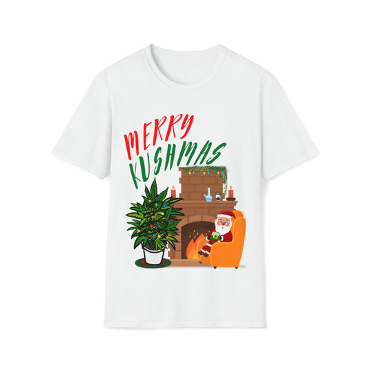 "Merry Kushmas" Stoner Santa, Tee