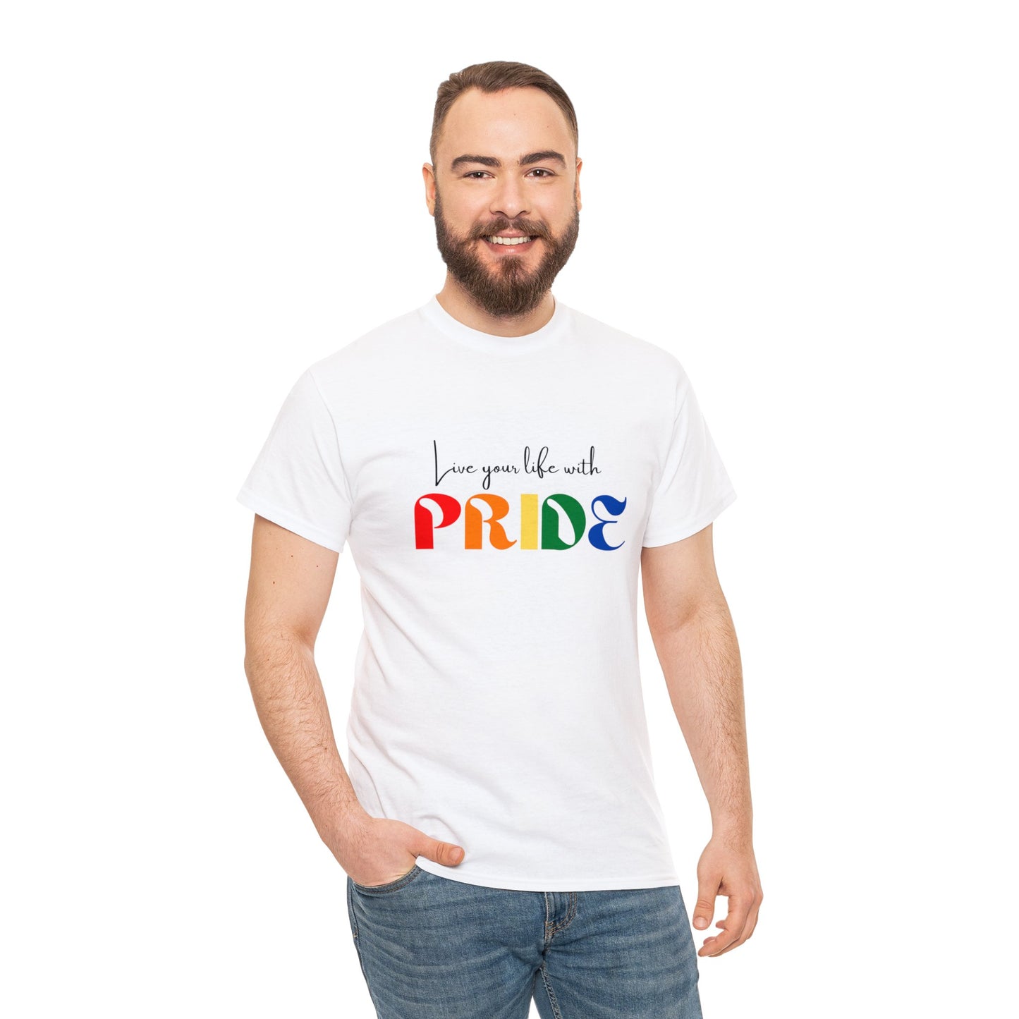 "Live your life with pride", Tee