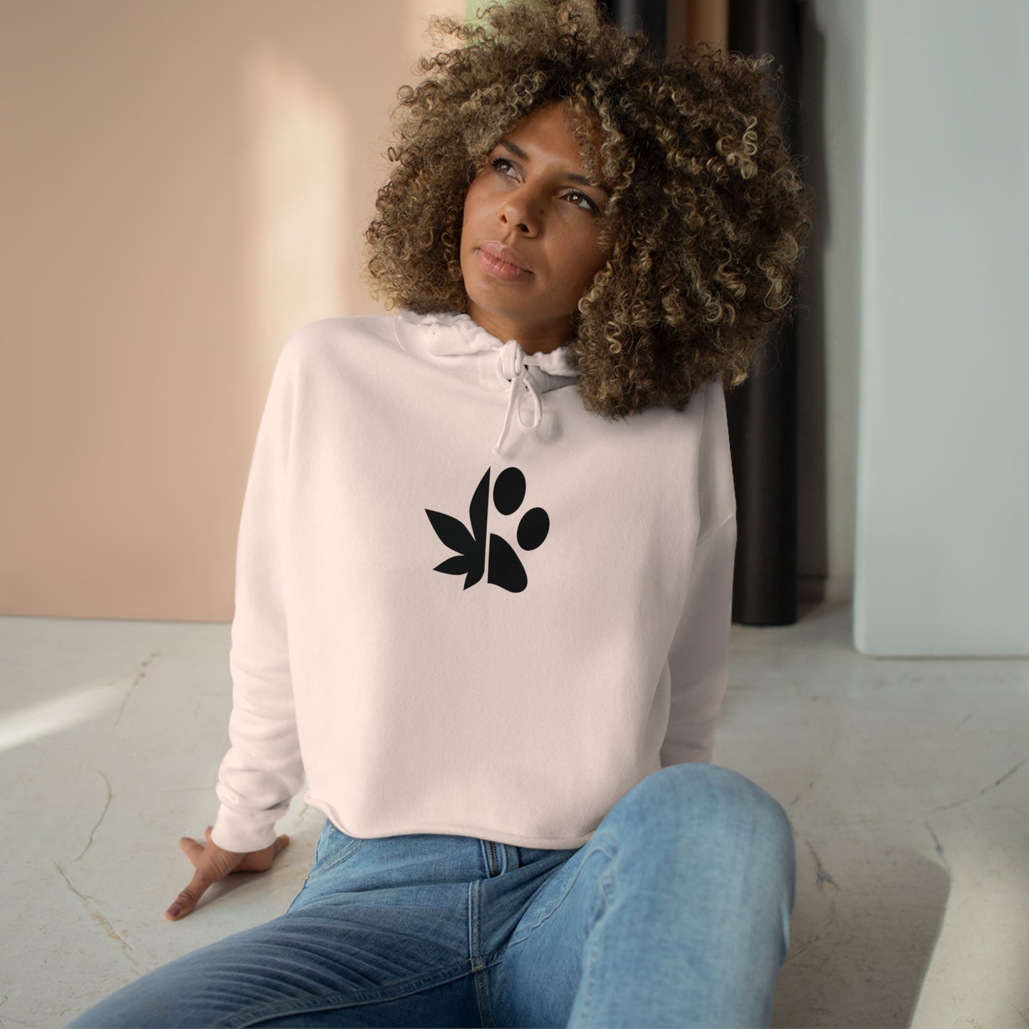 Dope Dogs Crop Hoodie