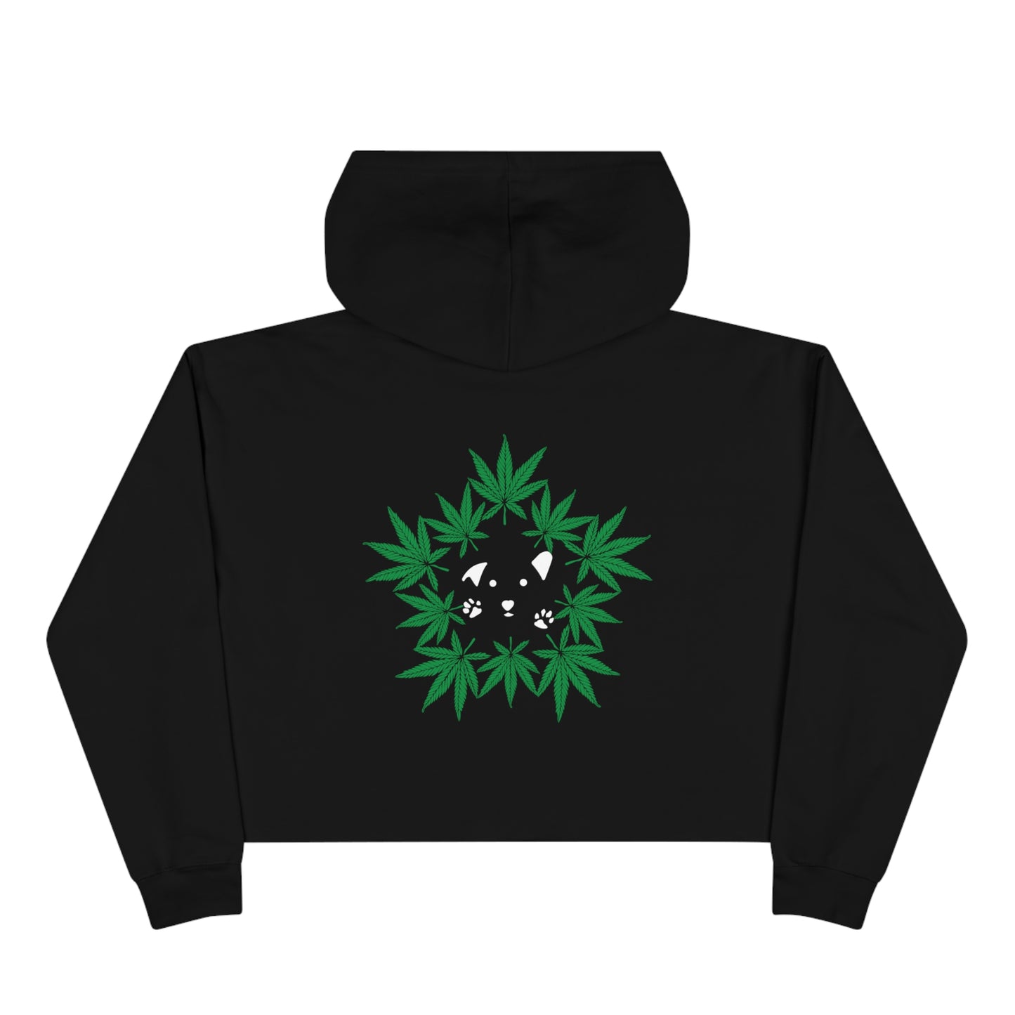 Dope Dogs Crop Hoodie