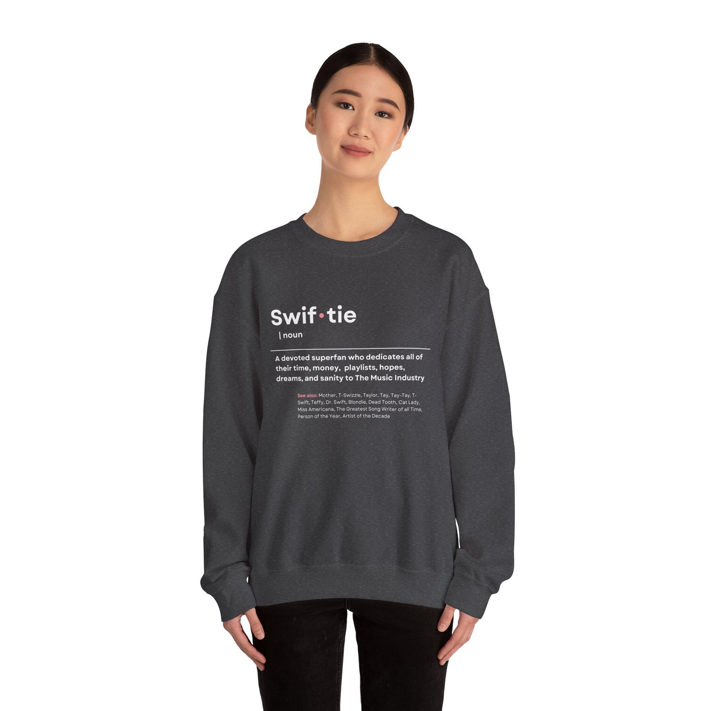 "Swif-tie" Definition, Sweatshirt