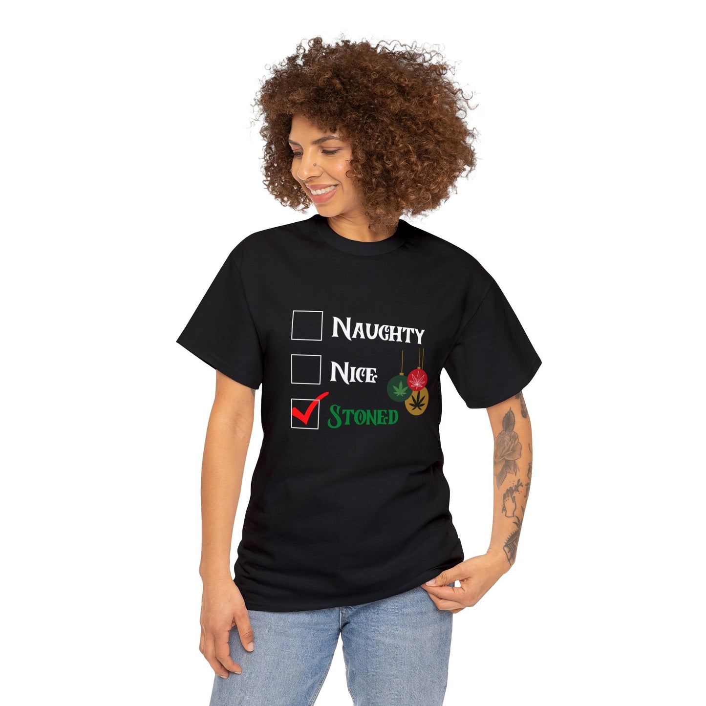 "Naughty, Nice, Stoned", Tee