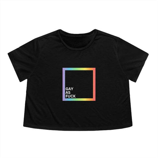 "Gay As Fuck", Cropped Tee