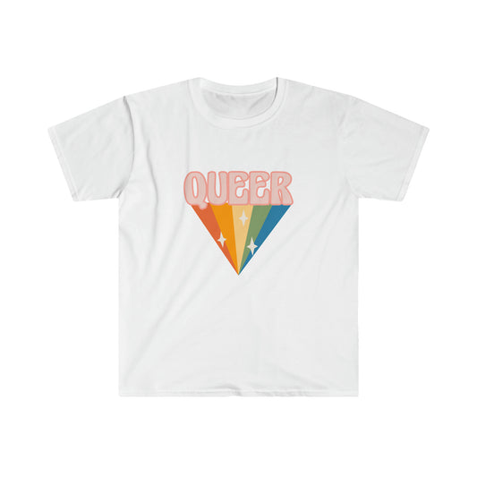 "QUEER" Rainbow Tee