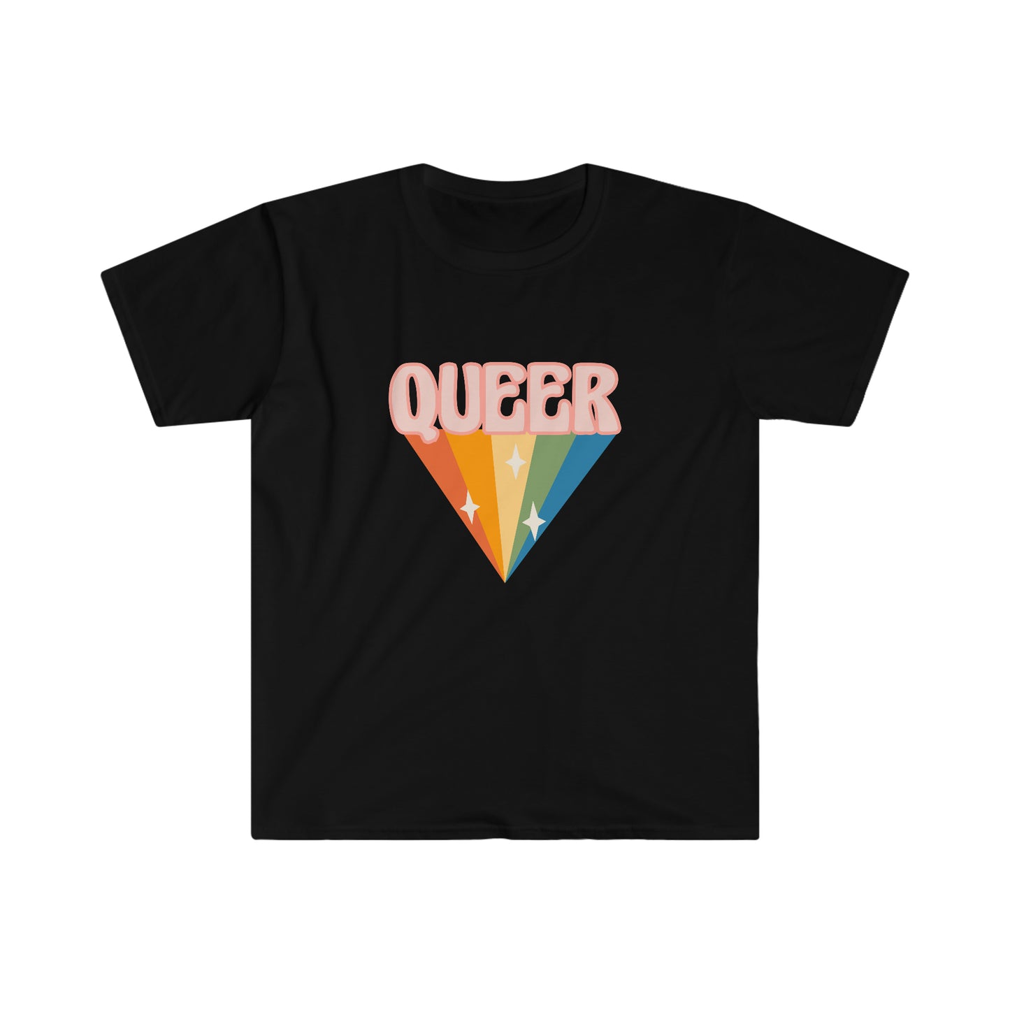 "QUEER" Rainbow Tee