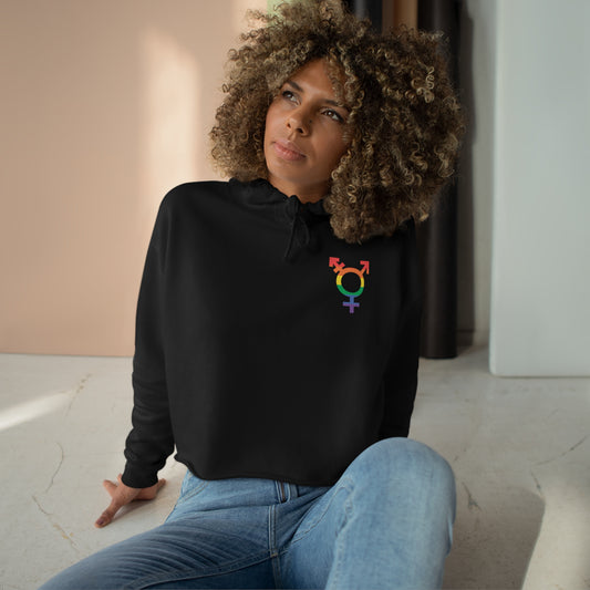 LGBTQ+ Crop Hoodie