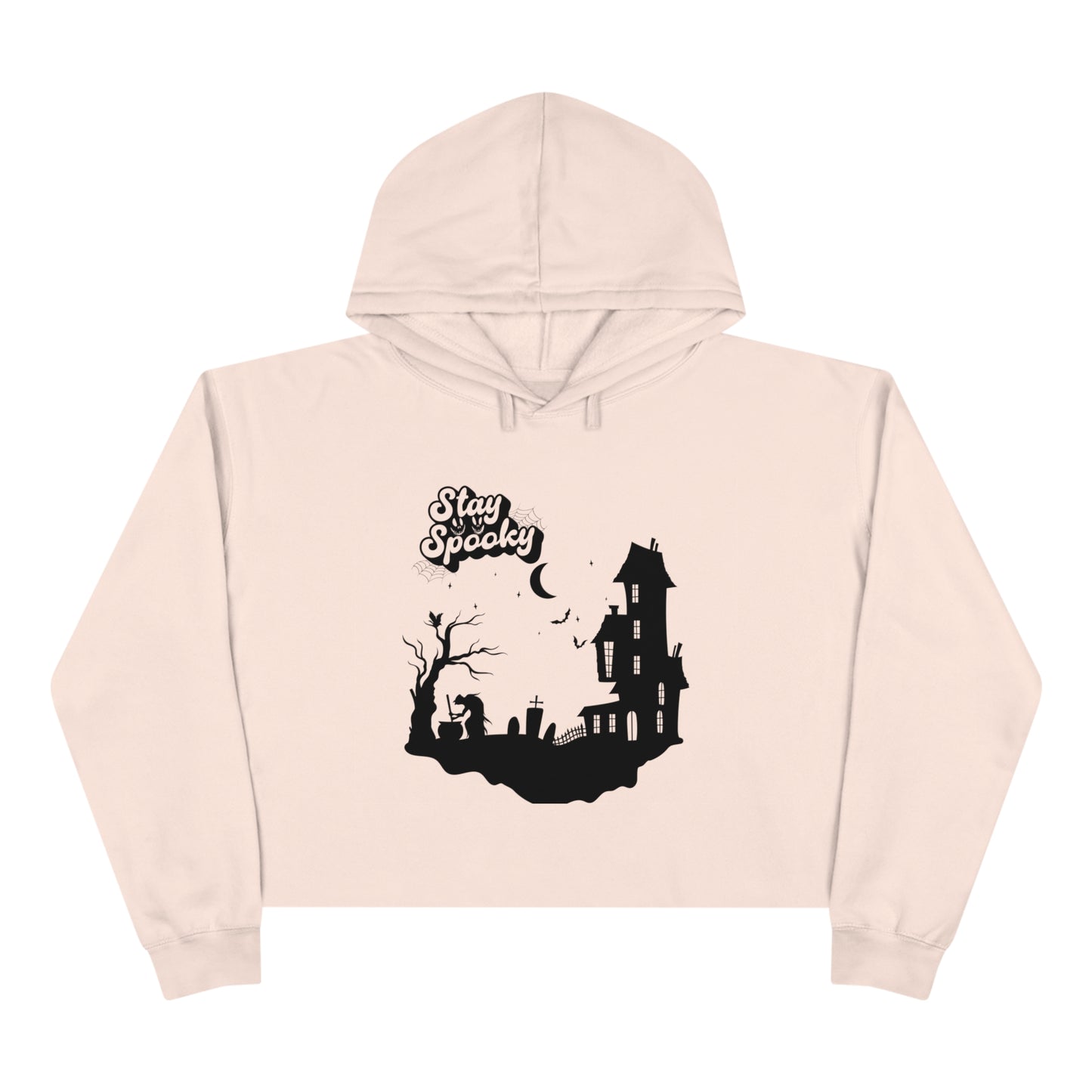 Stay Spooky, Crop Hoodie