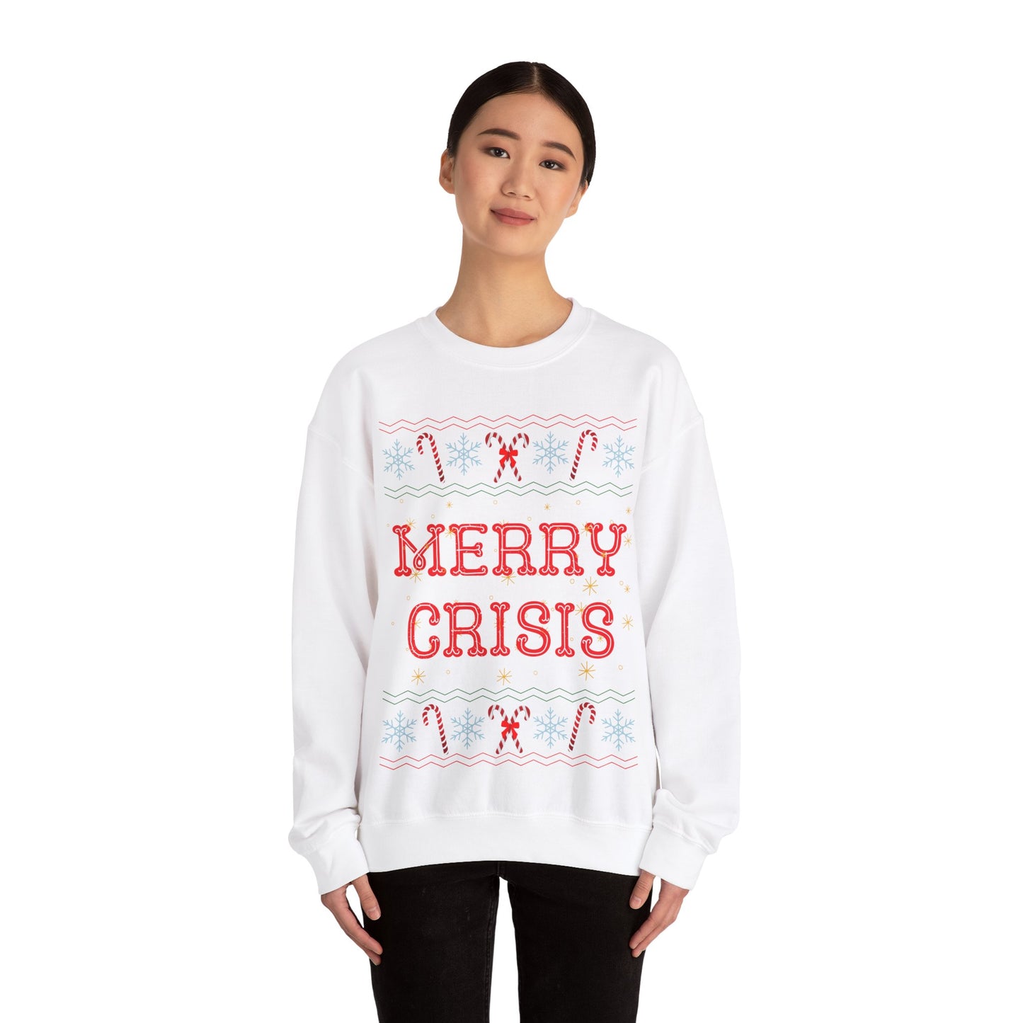 Merry Crisis, Christmas Sweatshirt