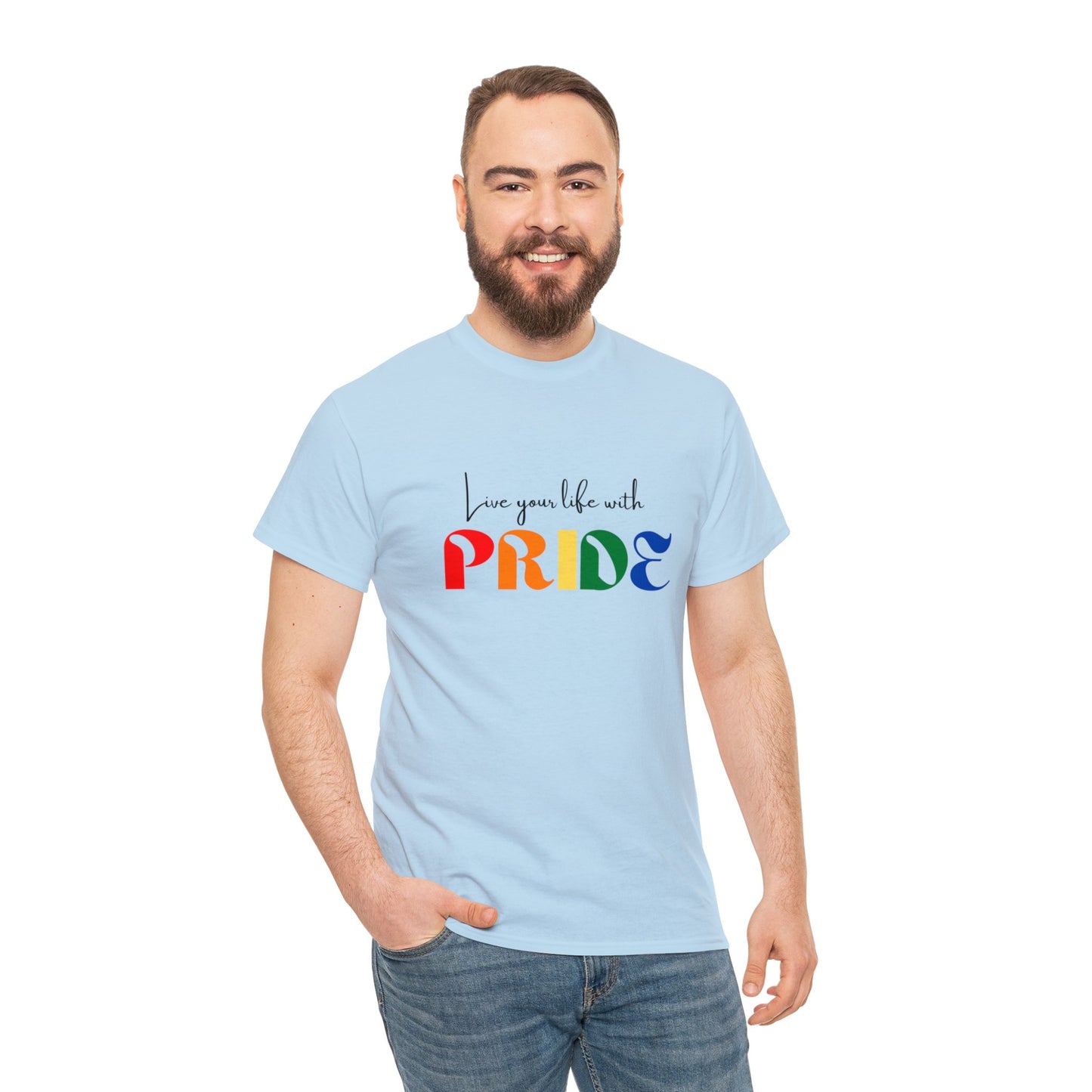 "Live your life with pride", Tee