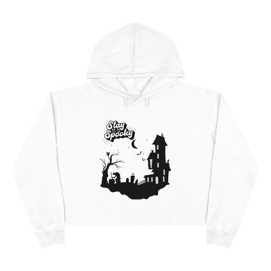 Stay Spooky, Crop Hoodie