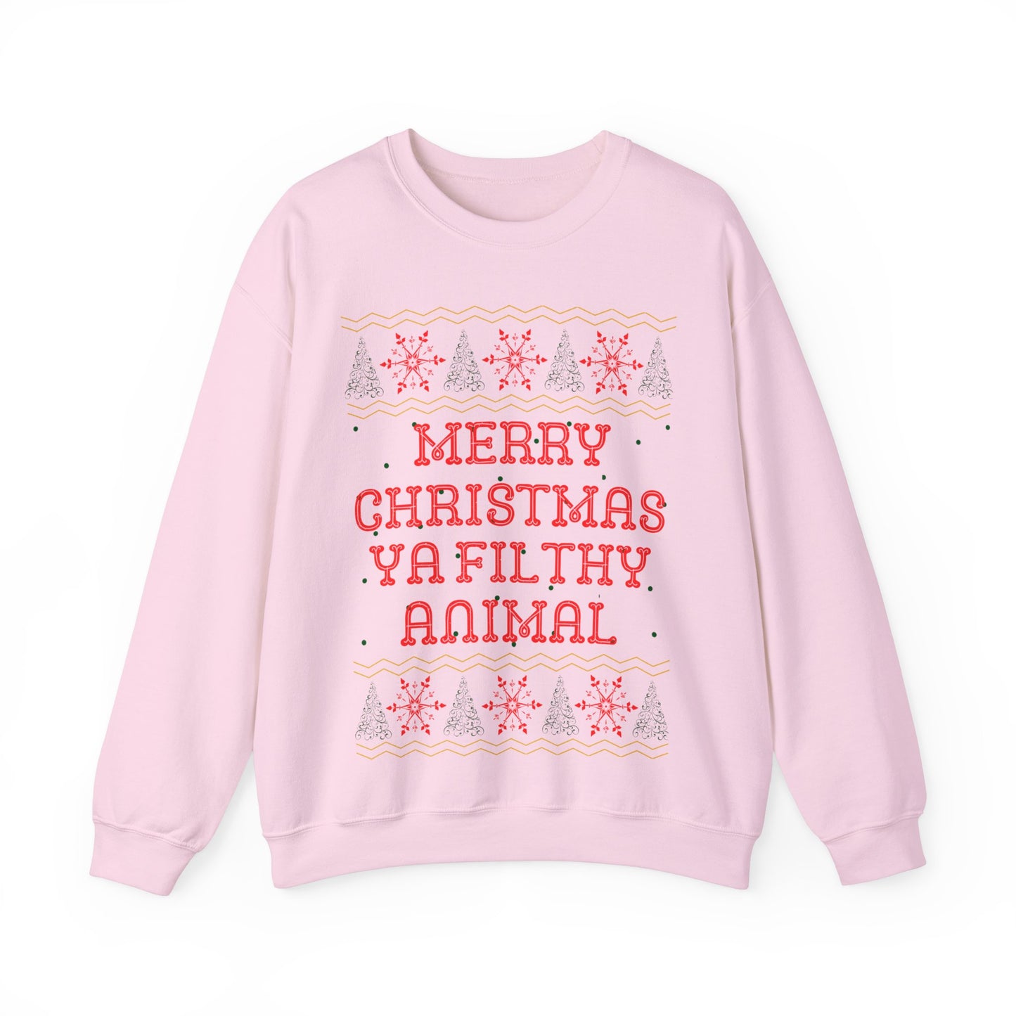 Merry Christmas Ya Filthy Animal, Christmas Sweatshirt