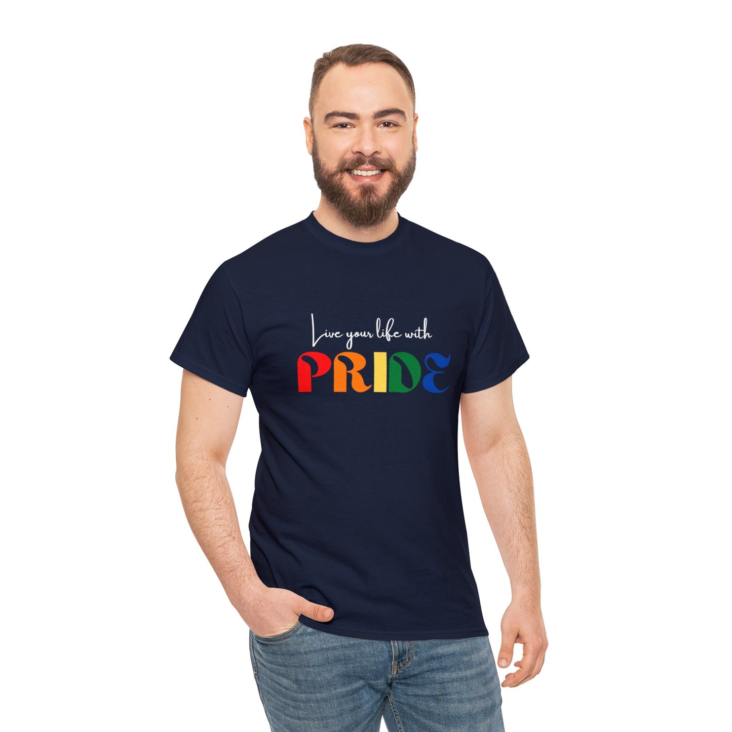 "Live your life with pride", Tee