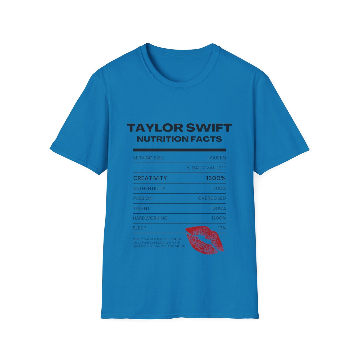 Taylor Swift Nutritional Facts, Tee