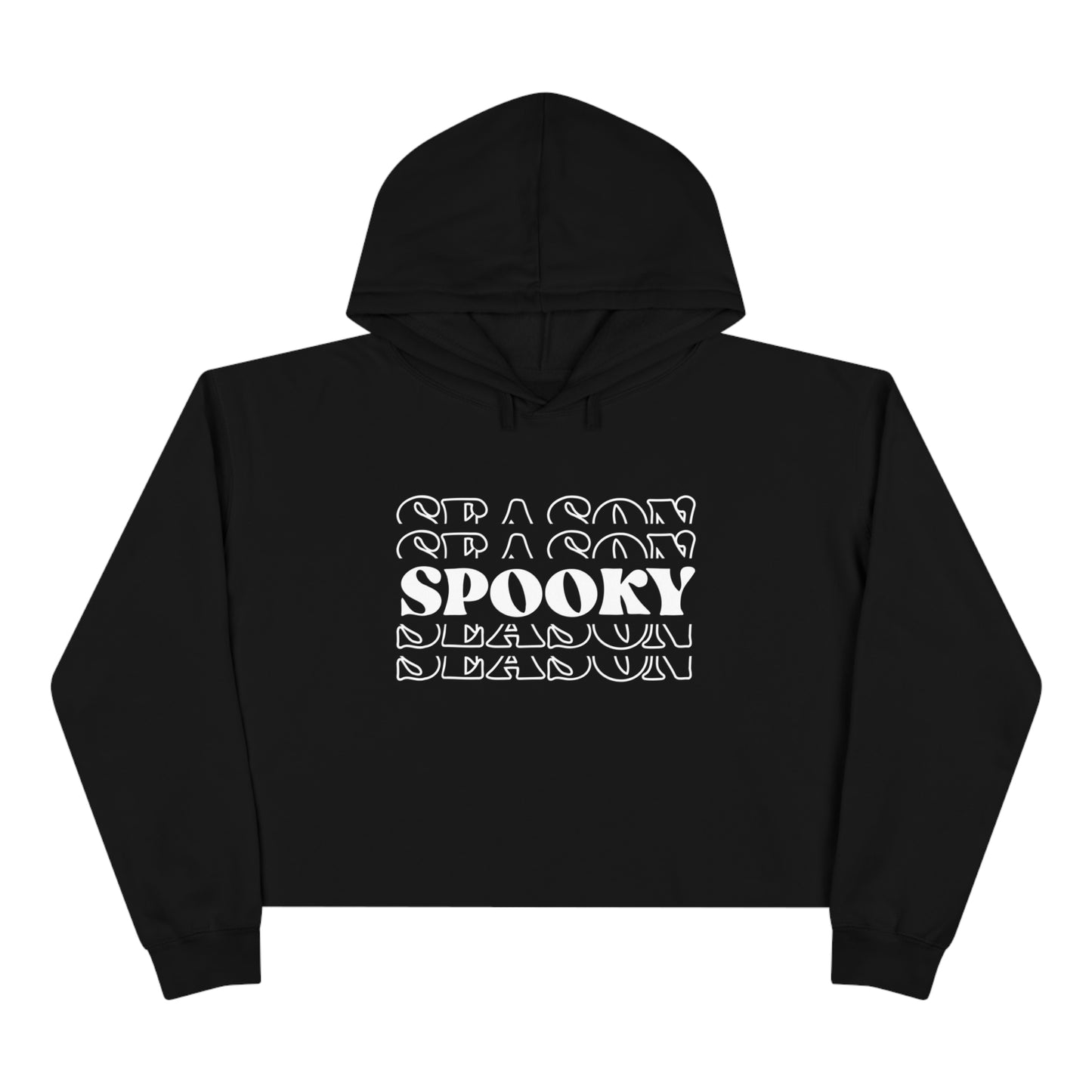 Spooky Season, Crop Hoodie