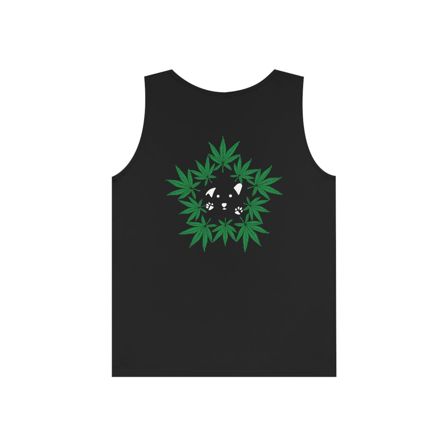 Dope Dogs Teal Smoke Tank Top