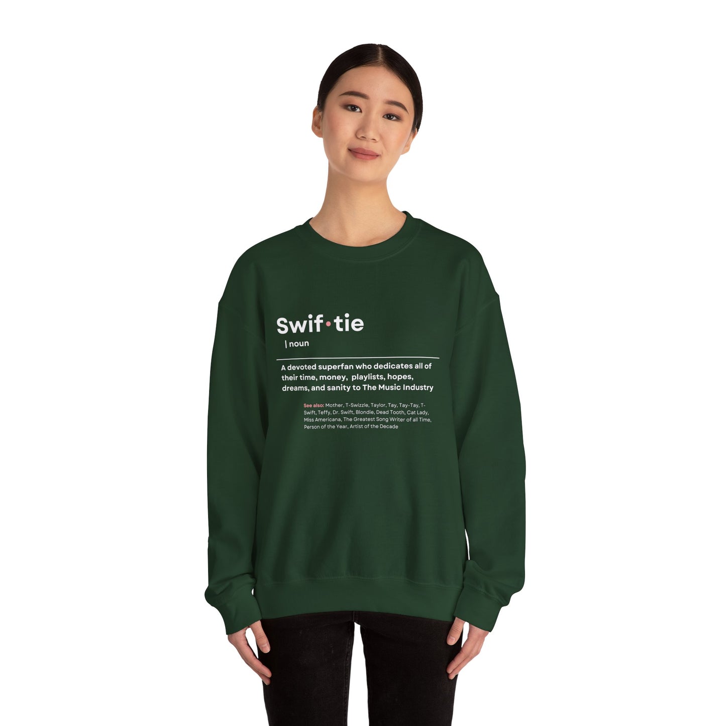 "Swif-tie" Definition, Sweatshirt