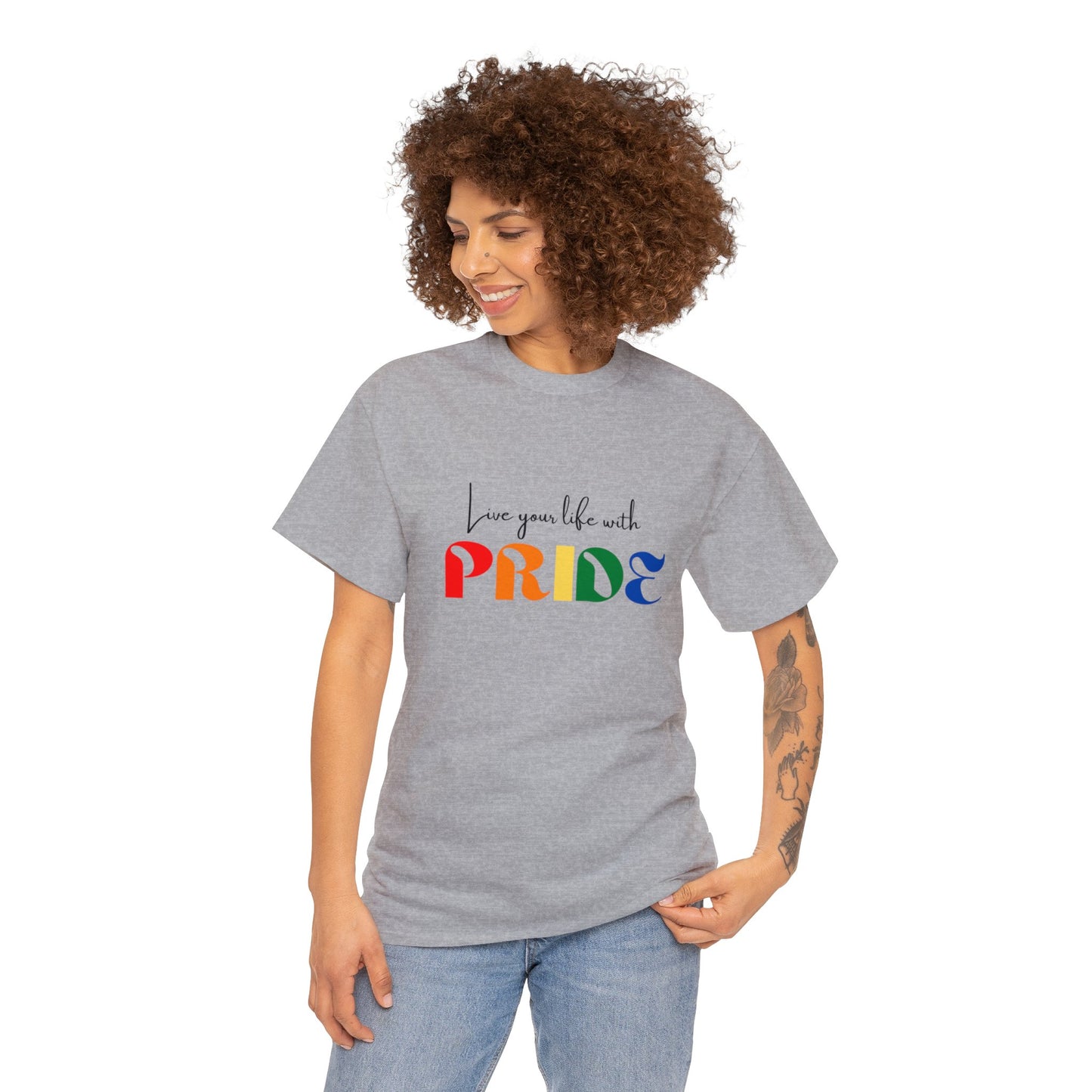 "Live your life with pride", Tee