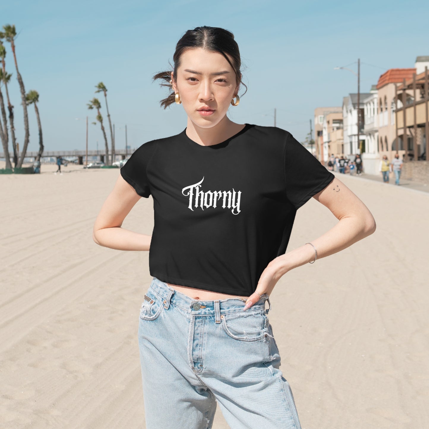 "Thorny", Cropped Tee