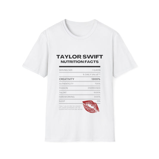 Taylor Swift Nutritional Facts, Tee