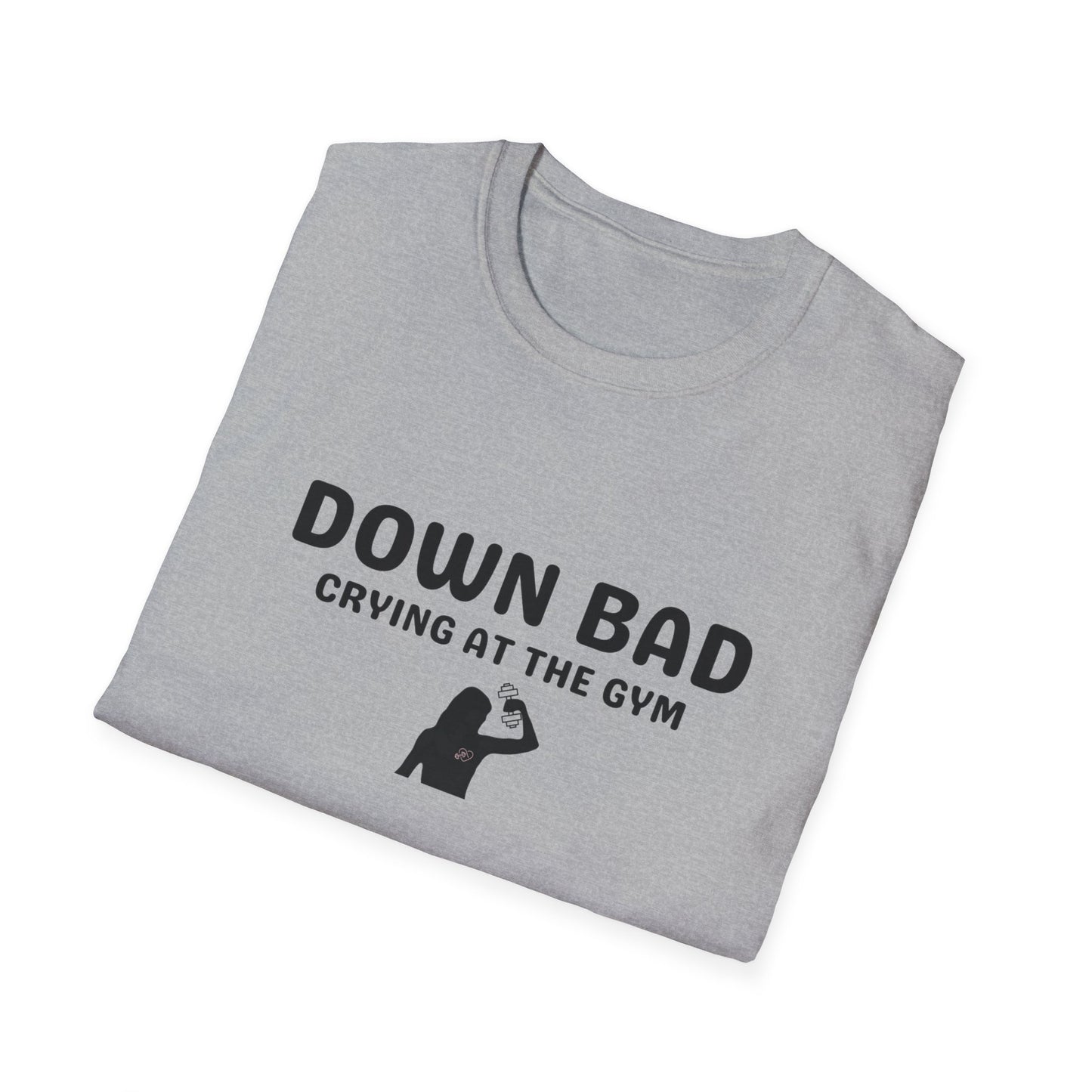 Down Bad Crying at the Gym, TS Lyrics, Tee