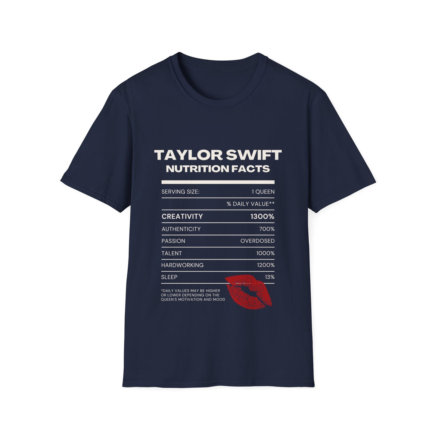 Taylor Swift Nutritional Facts, Tee