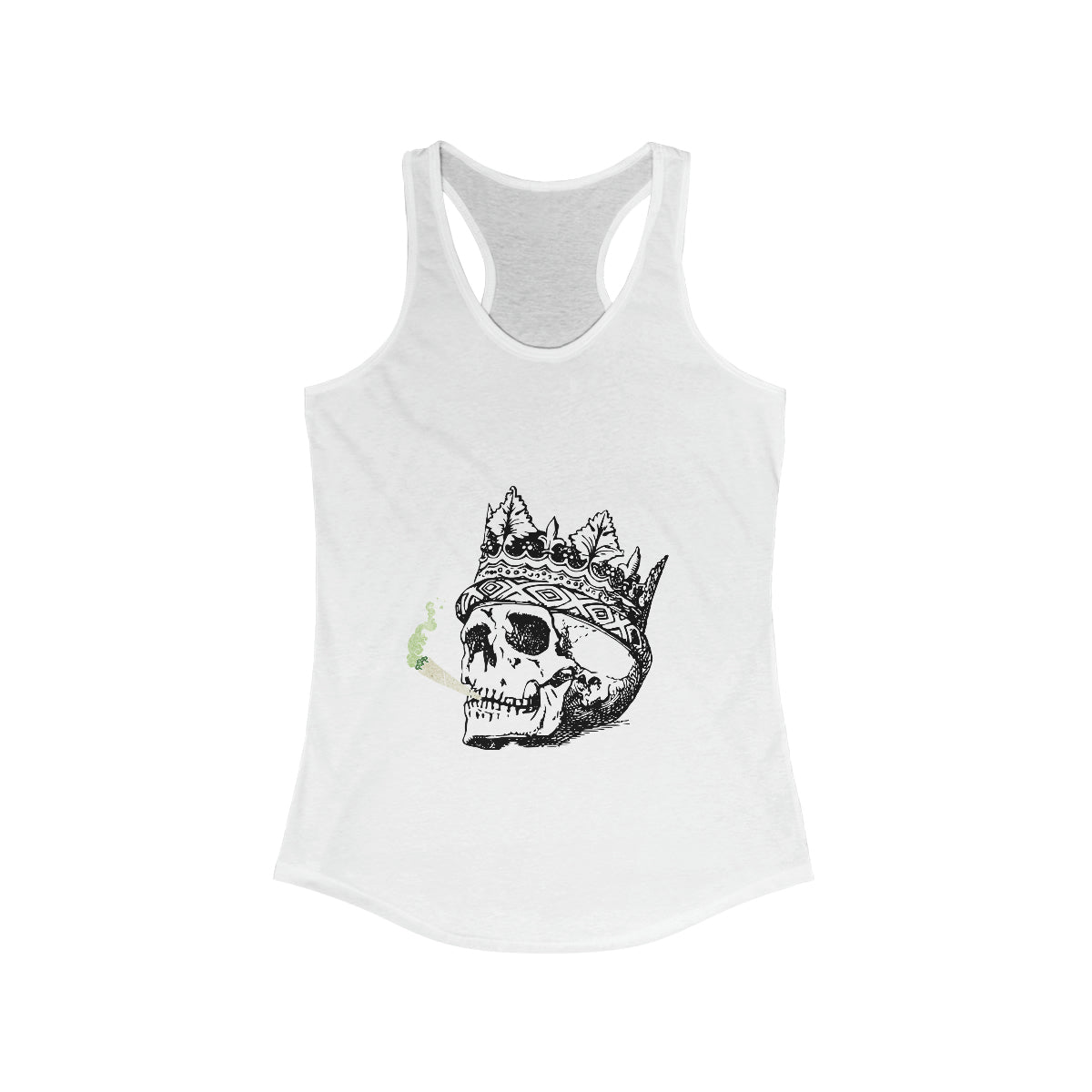 High is the Head That Wears the Crown Racerback Tank