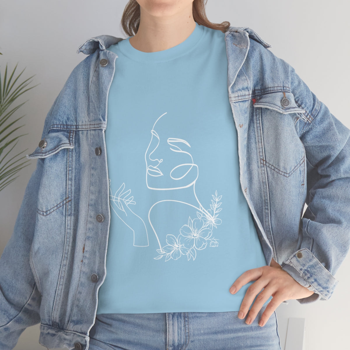 Smoking Woman Cotton Tee