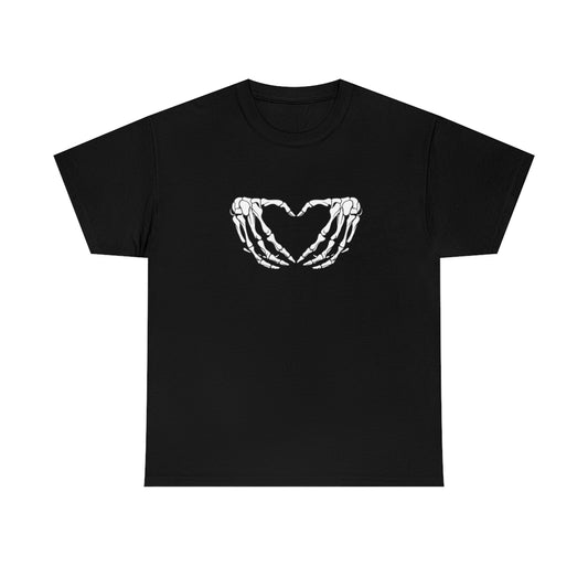 Skeleton Heart Cotton Tee