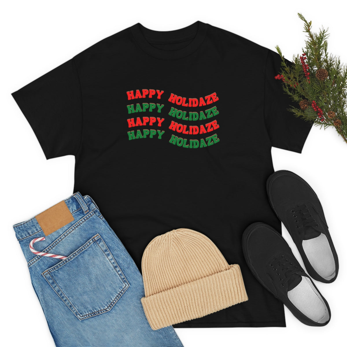 "Happy Holidaze", Tee