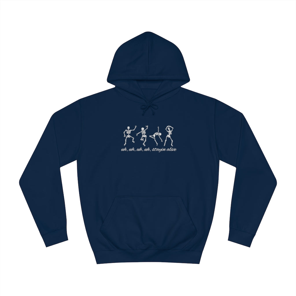 "Stayin' Alive" - Dancing Skeletons Hoodie