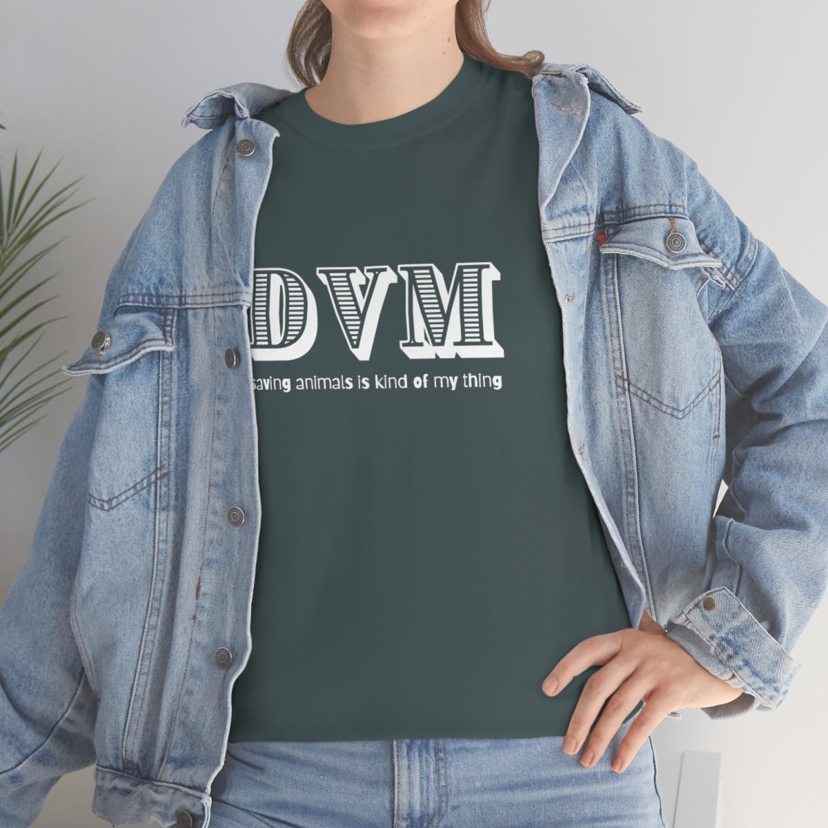 "DVM, saving animals is kind of my thing" Tee