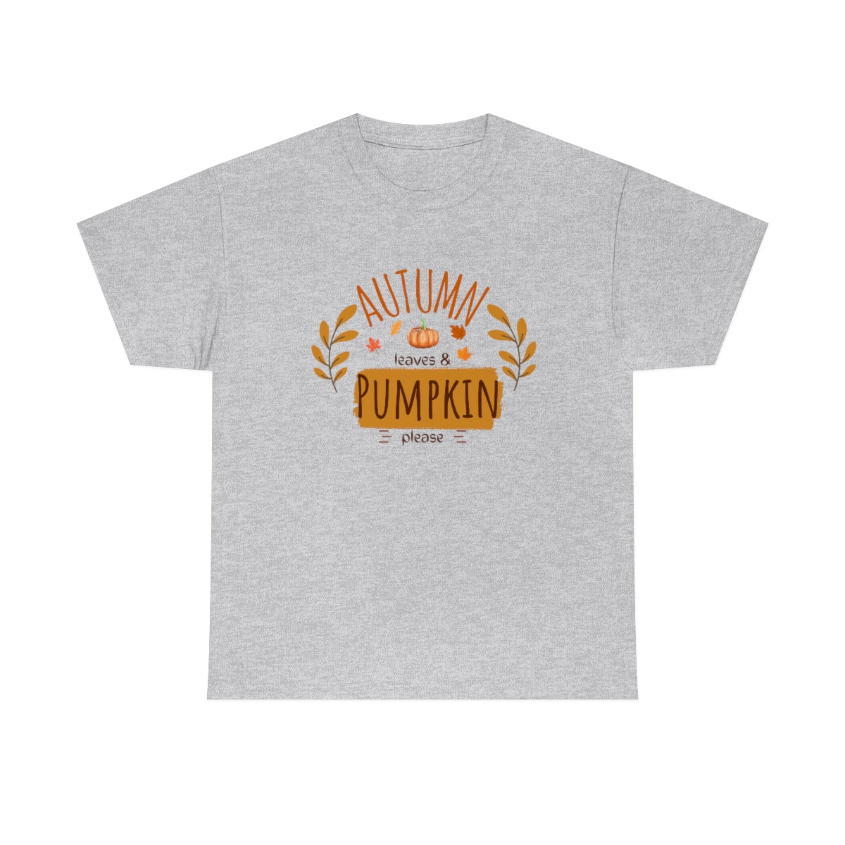 "Autumn leaves & pumpkin please" Tee