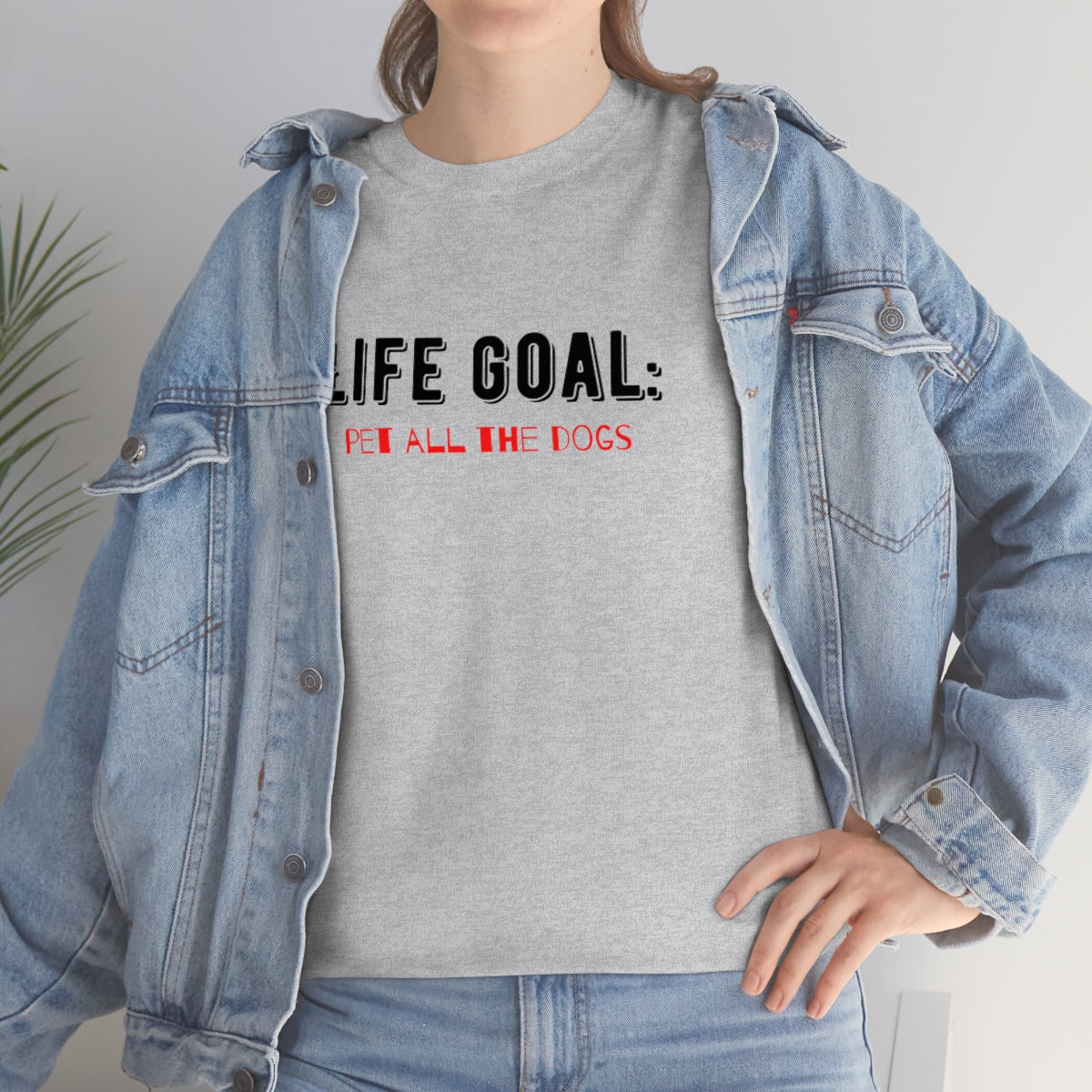 "Life Goal: Pet all the dogs" Tee