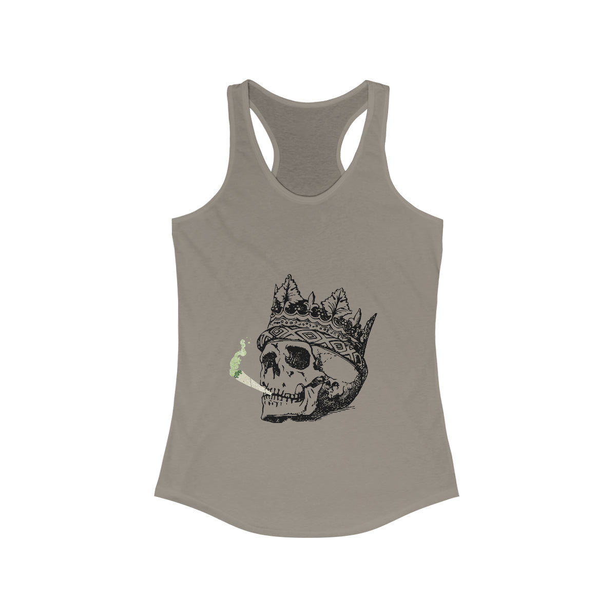 High is the Head That Wears the Crown Racerback Tank