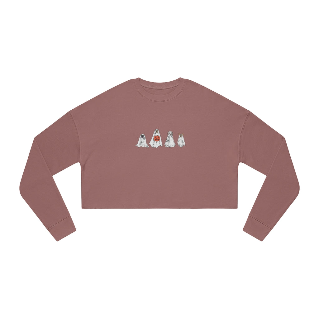 Ghost Puppies Cropped Sweatshirt