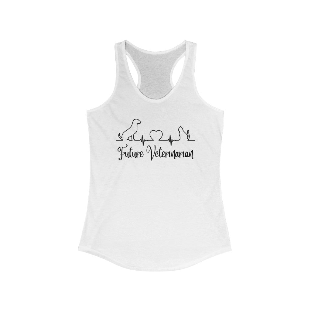 "Future Veterinarian" Racerback Tank